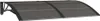 A product shot of a black door awning. Náhľad obrázku produktu