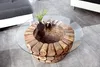 riess-ambiente Table basse artisanale PURE NATURE 70cm teck Voir les images du produit 2