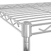 vidaXL Scaffale con 4 ripiani e ruote 90x35x142 cm Cromo Anteprima dell’immagine prodotto 6