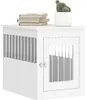vidaXL Gabbia per cani in stile arredamento bianco 55x75x65 Anteprima dell’immagine prodotto 4