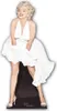 Monroe, Marilyn Mannequin en carton robe blanche Voir les images du produit 1