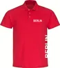 multifanshop Poloshirt - Berlin rot - Brust & Seite, rot, Produktbild-Vorschau 1