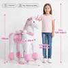 PonyCycle dla dzieci w wieku 7+ Pluszowy jednorożec na Podgląd zdjęcia produktu 7