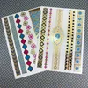 Oblique Unique Temporäre Klebetattoos Schmuck Armband Produktbild-Vorschau 2