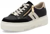 Rieker Damen Sneaker Plateau Slipper aus Leder mit Produktbild-Vorschau 19