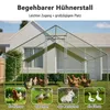 Hühnerstall Hühnerhaus Geflügelstall 3x6x2m Freilaufgehege Produktbild-Vorschau 8