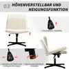 HOMCOM Homeoffice Stuhl höhenverstellbar Schreibtischstuhl Produktbild-Vorschau 6