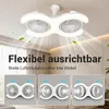 LED Deckenlampe mit Ventilator E27, 60W, 3 Farben dimmbar, Produktbild-Vorschau 3