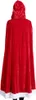 A red cape with a white trim, seen from the back. Anteprima dell’immagine prodotto