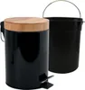 MSV Kosmetikeimer 3 Liter Edelstahl Bambus mit Produktbild-Vorschau 4