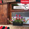 KOTARBAU® 4er Set Blumenkasten Balkon Blumentopf 40x13x13cm Produktbild-Vorschau 4