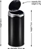 Sensor Mülleimer 50L, schwarz Produktbild-Vorschau 3