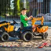Tracteur FALK Case IH avec pelle rétro, orange, avec Voir les images du produit 4
