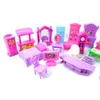 22-teiliges Puppenhaus-Spielset, Plastikmöbel, Produktbild-Vorschau 6