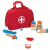 Borsa da medico in legno con accessori 11 pezzi Anteprima dell’immagine prodotto 1