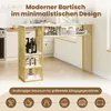 Merax bar met opbergruimte, bartafel met tafelblad met Productafbeelding-voorbeeld 5
