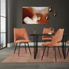 ML-Design jedálenské stoličky sada 2 oranžové, polyesterové Náhľad obrázku produktu 7