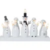 Dekoleuchte Snowman, Holz, weiß Produktbild-Vorschau 1
