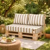 Blomster set cuscini per pallet 3 pezzi 120x80 cm per Anteprima dell’immagine prodotto 3