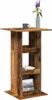 vidaXL Tavolo da bar con ripiani in legno vecchio 60x60x102 Anteprima dell’immagine prodotto 2
