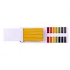 A box of pool test strips with a color chart. Produktbild-Vorschau