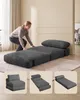 VASAGLE Faltbarer Schlafsessel aus Cord und Schaumstoff, Produktbild-Vorschau 7