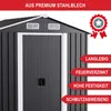 ONBEST Gerätehaus Premium | Metall | mit Fundament | Produktbild-Vorschau 6