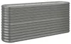 vidaXL Hochbeet Verzinkter Stahl 152x40x68 cm Grau Produktbild-Vorschau 7