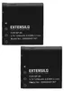 EXTENSILO 2x Akku Ersatz für BenQ NP-40DBA, NP-40, NP-40DCA Produktbild-Vorschau 1