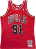 Maillot NBA Dennis Rodman Chicago Bulls 1997-98 Mitchell & Voir les images du produit 1