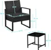 Yaheetech Gartengarnitur Polyrattan Sitzgruppe 3-teilig Produktbild-Vorschau 7