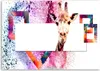 Leinwandbild farbenfrohe giraffe abstraktion für kinder Produktbild-Vorschau 3