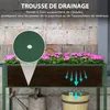 Outsunny Jardinière sur Pieds Potager dim. 109L x 44l x 80H Voir les images du produit 9