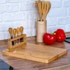 Bamboe Kaasplank met Kaasmessen Set – Bamboo Cheese Board – Productafbeelding-voorbeeld 11