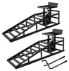2x Auffahrrampe mit hydraulischem Wagenheber 4000 kg Produktbild-Vorschau 1