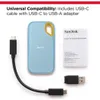 SanDisk SDSSDE61-4T00-G25B Externí SSD disk 4 TB modrý Náhled obrázku produktu 6