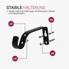 Stilgarnitur Schwarz 120-220 cm – ausziehbare Metall Produktbild-Vorschau 5