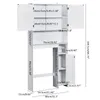 FCH Toilettenschrank 3 Türen mit Seitlicher Stauschrank, Produktbild-Vorschau 3