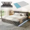 Juskys Polsterbett Nizza 180x200 cm mit Matratze - Produktbild-Vorschau 1