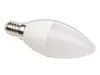A white LED candle light bulb with a silver screw base, shown against a white background. Náhled obrázku produktu