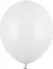 10 Stk. Luftballon Ø30cm "Uni Metallic" | Weiß Produktbild-Vorschau 1