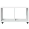 A white, two-compartment storage unit with wheels, shown against a white background. Náhled obrázku produktu