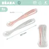 Beaba 2er Set L“ffel 1. Altersstufe mit Box, altrosa; Produktbild-Vorschau 2