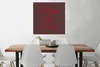 MuchoWow® Poster Atome - Vintage - Rot 75x75 cm - Wand Produktbild-Vorschau 2