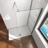 Aica Walk in dusche 120x200cm 10mm NANO ESG-Glas Duschwand Produktbild-Vorschau 2