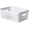 Kosz do przechowywania Infinity biały 36 x 14 x 27 cm Podgląd zdjęcia produktu 1