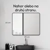 Kúpe??ové zrkadlo ?ierne TALOS Black Living 80x60 cm - Náhľad obrázku produktu 1