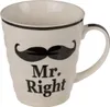 sada 2 hrnků na kávu Mr Right a Mrs always Right v dárkovém Náhled obrázku produktu 4