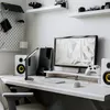 Stolná lampa moderná čierna USB pre kanceláriu obývaciu Náhľad obrázku produktu 3