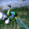 Metall Garten-Figur Pfau 85cm bunt Dekofigur groß Produktbild-Vorschau 8
